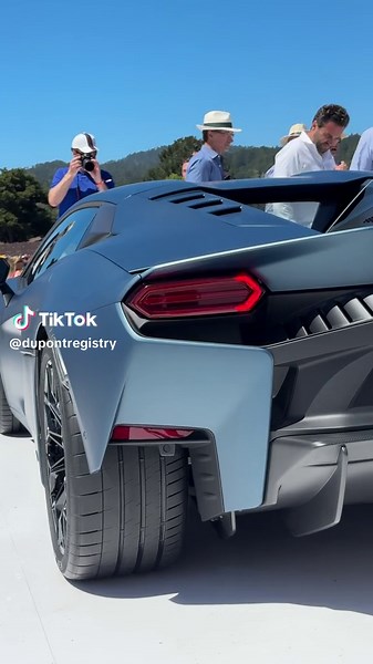 Lamborghini unveils its long-awaited Huracan replacement, the Temerario. It’s powered by a brand-new twin-turbo V8, which paired with three electric motors, develops over 900 HP. The key figure is its redline, which surpasses 10,000 rpm. It’ll sprint to 62 MPH in 2.7 seconds and travel on electric power only for short distances. #lamborghini #temerario #huracan #electric #v8 #carweek #montereycarweek @Lamborghini