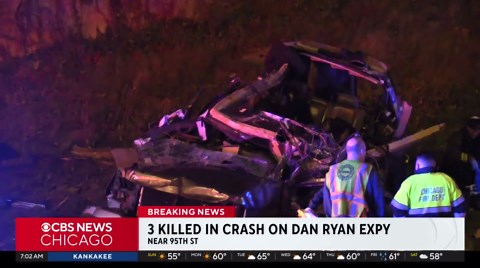 3 killed in crash on Dan Ryan Expressway