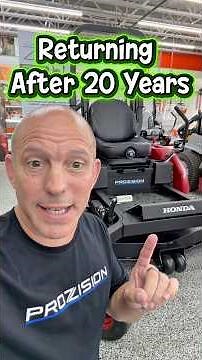Honda Returns After 20 Years with the Prozision Battery Powered Riding Lawn Mower