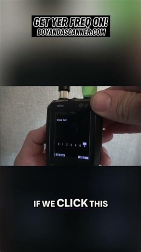 Unlock Uniden SDS100's Secret Close Call Feature Instantly! #shorts