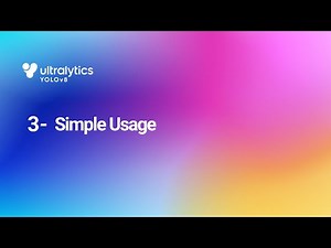 3 - Simple Usage with YOLOv8