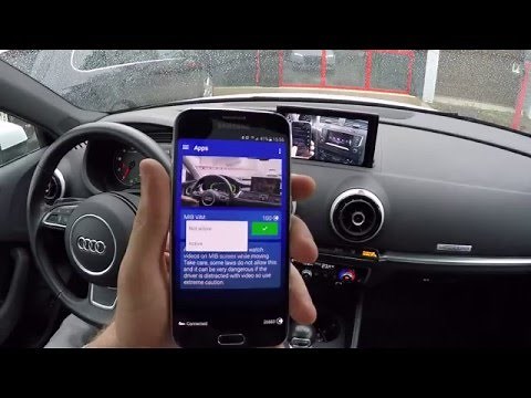 Audi A3 8V MIB Video in motion activation