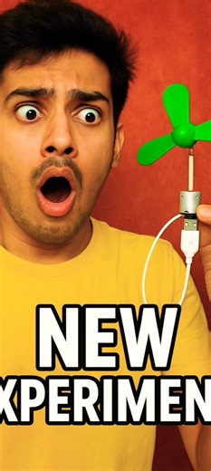 MAKING A FAN WITH MOTOR +USB CABLE || #experiment #scienceexperiment @tofani experiment