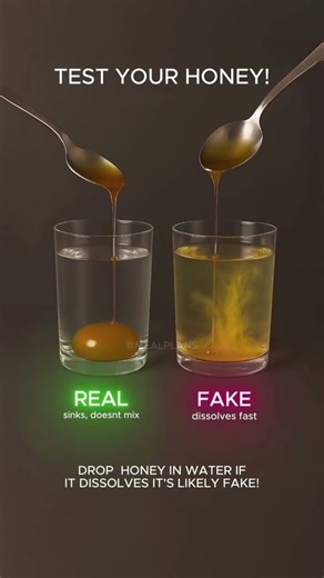 how to test fake and real honey 🍯