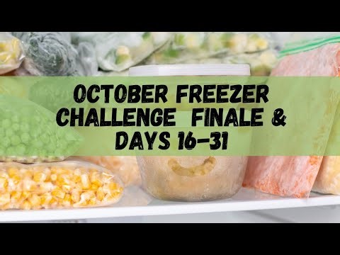 October Freezer Challenge 2025 Part 2 - Days 16-31