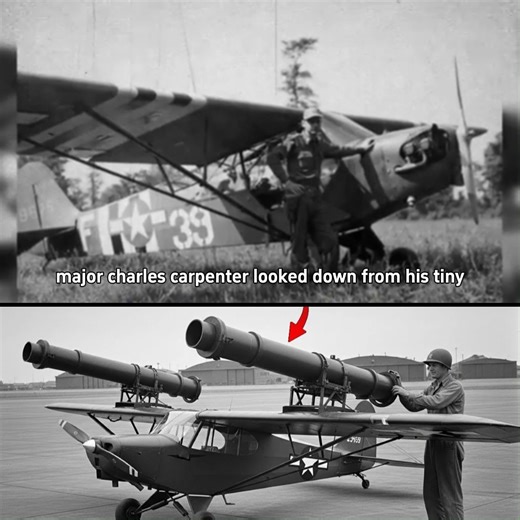 🇺🇸🇺🇸🇺🇸 They laughed at his "toy plane", then he strapped on bazookas and vaporized a Tiger tank division solo The morning of September 20, 1944, broke over Arracourt, France, with a fog so dense it felt like a burial shroud. Standing on a muddy airstrip, Major Charles Carpenter adjusted the straps of his flight helmet. He was 32 years old, a former high school history teacher from Moline, Illinois. Before the war, he taught teenagers about the Battle of Waterloo. Now, he was preparing to f