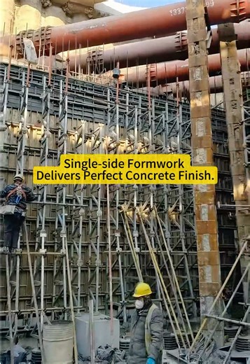 Single-sided Formwork – Perfect for One-side Wall Construction!#formwork #single #ConcreteFormwork #BuildingMaterials #Construction