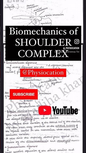 Biomechanics Shoulder complex notes#biomechanics #physiocation #shouldercomplexnotes#shouldercomplex