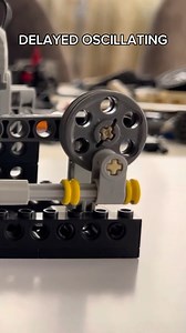Delayed Oscillating Mechanism #lego #mechanism #mechanical #diy #technic #experiment #satisfying #asmr #legotechnic #engineering #mechanisms | Bricks Master Builders