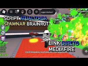NOVA SCRIPT ATUALIZADA SPAWNAR BRAINROT 😍SCRIPT PARA ROBLOX ✅😍