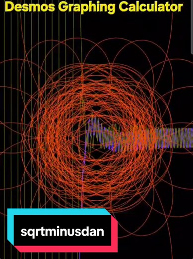 Desmos Graphing Calculator: parametric equations. Equations in the comments. #stem #rankeddesmos #parametricequations @Desmos