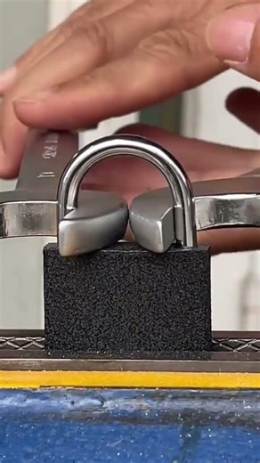 How a Locksmith Opens a Locked Padlock (Lost Key Case) #Locksmith #shortvideo #fypシ