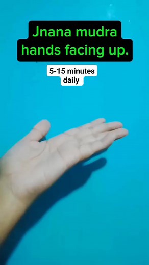 1.6K views · 25 reactions | Jnana mudra, hands facing up #mudra #healthytips #Health #betterhealth #knowledge #wisdom #Jnana | Hilda's World | Facebook