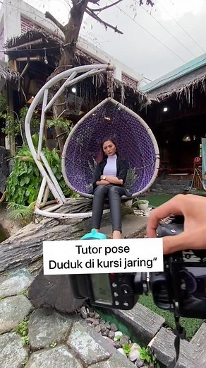 Tutorial duduk keren di kursi jaring”😍 #kangpototiktok #fyp #serunyabelajar #kelasfoto #btsphoto @Eci Anggraeni