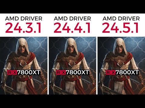 AMD Drivers Update 24.5.1 VS 24.4.1 Vs 24.3.1 | AMD Adrenalin Edition 24.5.1 New Update 7800XT