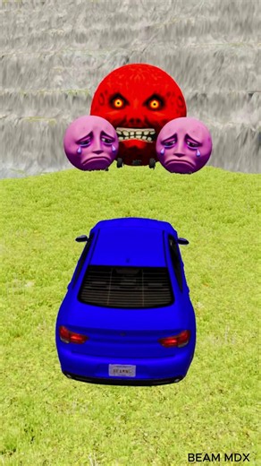 Big & Small Cars vs Giant Lava Pit 😱 BeamNG drive #457 #beamng #beamngdrive #virall #short #shorts