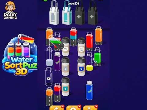 Water SortPuz 3D Level 158 Walkthrough