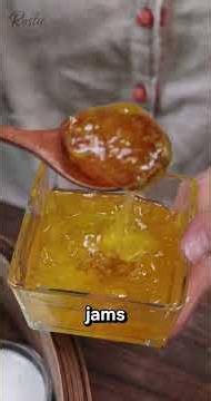 Extracting Cassava Starch to Craft Translucent Fruit Jelly Bowls #food #cooking #recipe