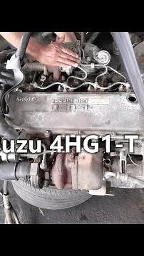 Isuzu NPR71 4HG1-T 4.6-liter Turbocharged Diesel Engine Start Up