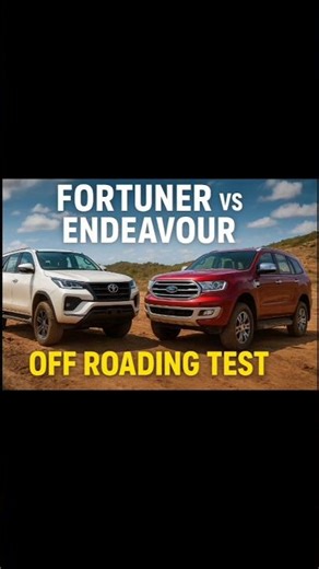 "Fortuner vs Endeavour 🔥 Brutal Off-Road Test | Real Power Showdown!"#shorts #trending #car