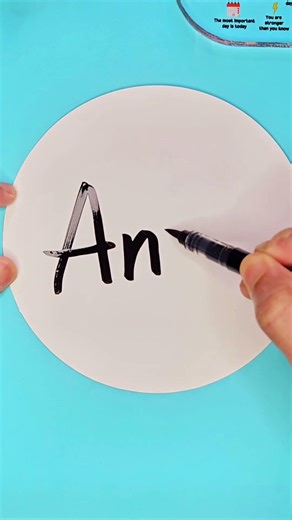 Simple Handwritting art #art #diy 🎊🎉❤️