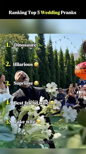 Top 5 Fake Bride Wedding Pranks 😳😂 #foryou #funny #shortsfeed