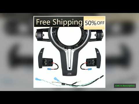 M3 M6 550D 328M leather Steering Wheel Cover Kit For Bmw F10 F20 F30 F48 Remote Cruise Control