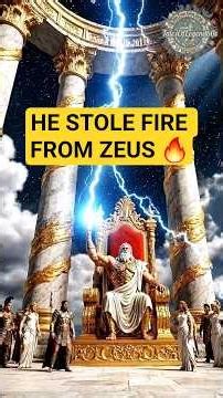 Prometheus: The God Who Stole Fire for Humanity #shorts #legend #story #greekmythology