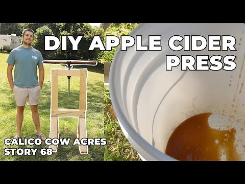 DIY Apple Cider Press & Making Cider and Vinegar | Homesteading for Beginners