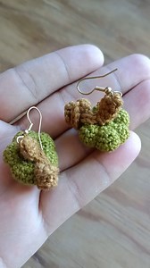 Arete amigurumi calabaza a crochet 😍 | Tejiendo Con Angel