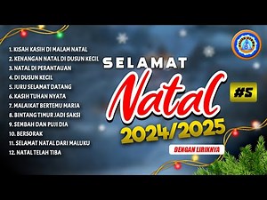 Lagu Natal Dengan Liriknya- Selamat Natal 2024-2025 #5 || Sukacita Natal (Official Music Video)