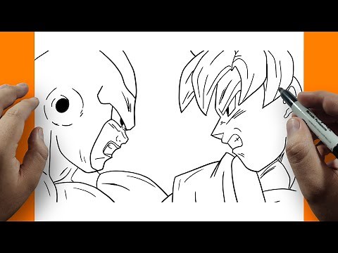 Cómo Dibujar a Goku vs Freezer Paso a Paso FÁCIL