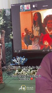 Damilola and Olajide’s virtual wedding ceremony. All you need is to find love, a good screen/internet connection, families and friends who want to celebrate with you, and of course, Alaga Toh Bam, to bring your dream wedding to life. Alaga - @alaga_toh_bam Screen - @heddydecor / @bamzmediaweddings Alaga Toh Bam….Adding Glitz, Grace and Glamour to your big day. @weddingsnigeria @nigerianwedding @wedding_mirror @asoebiladies @asoebibella @yorubatraditionalweddings @bellanaijaonline #alaga #alagaid