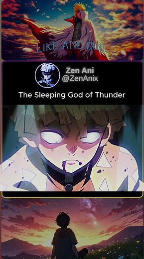 The Flash of Fearless Thunder — Zenitsu Agatsuma #demonslayer #anime