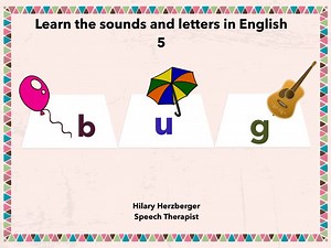 Sound Letter Correspondence B U G