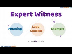 Expert Witness Meaning Legal Context & Example Legal Terms Simplified @LawMint