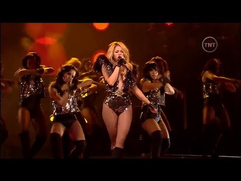 Shakira - She Wolf & Give It Up To Me - Live - NBA All-Star Game Halftime Show (2010)