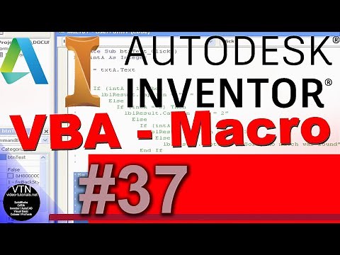 AutoDesk INVENTOR VBA 37 Samples