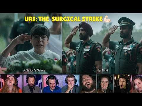 "NEW INDIA 🇮🇳" URI foreigners reaction 💪🏻🇮🇳 | Part- 2