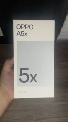 Unboxing Oppo A5x #oppo #oppoa5x #smartphone #unboxing #tech #viralshorts #fyp #freefire
