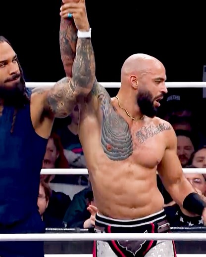 All Elite Wrestling on Instagram: "@KingRicochet defends his AEW National Title with gusto! @Boy_Myth_Legend Catch the replay of #AEWDynamite streaming on @HBOMAXSports!"