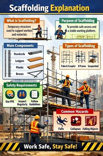 What Is Scaffolding? Complete Explanation for Beginners #scaffolding #safety #viral #construction