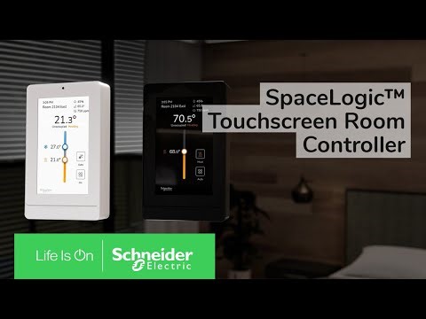 SpaceLogic Touchscreen Room Controller for Hotels | Schneider Electric