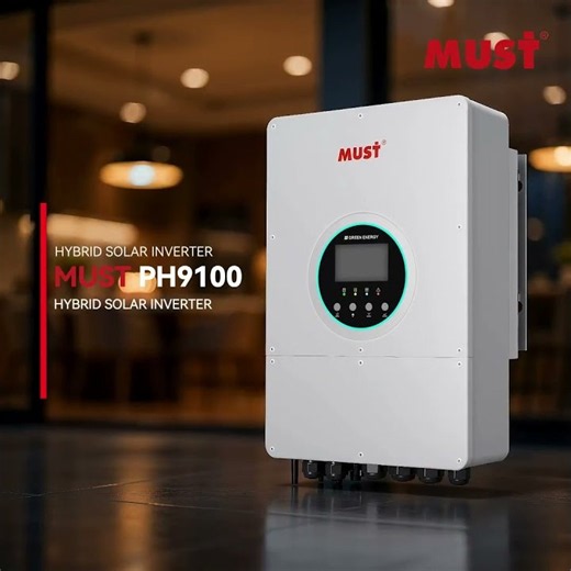 PH9100 EU-HM Series High-Performance Hybrid Solar Inverter for Smart Home Energy Storage
