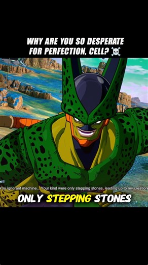 Why Are You So Desperate For Perfection, Cell? 🤯 #crashout #cell #sparkingzero #dragonballz #dbz