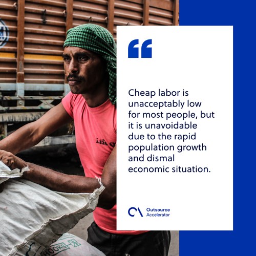 Cheap labor | Outsourcing Glossary | Outsource Accelerator