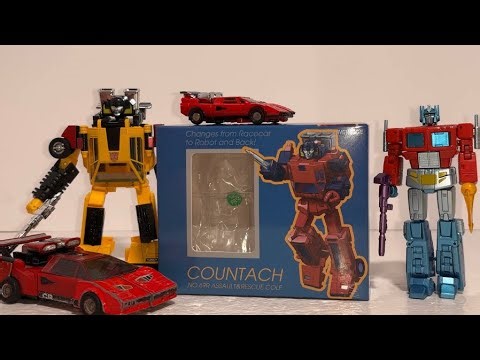 Newage countach Cole review. Pre Transformers legends scale spin out diaclone figure