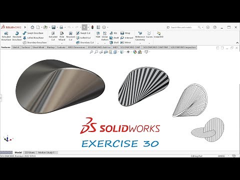 SOLIDWORKS EXERCISE 30 | HOW TO MODEL OLOID IN SOLIDWORKS