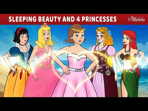 Sleeping Beauty and 4 Princesses ✨ | Bedtime Stories for Kids in English | Fairy Tales - Videos For Kids