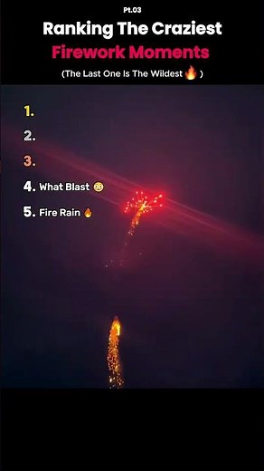 Ranking the Craziest Firework Moments 🔥🔥🤣